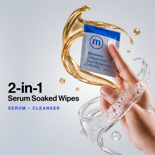 Recovery Concentrate:  Serum Soaked Wipes (PM)