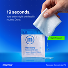 Recovery Concentrate:  Serum Soaked Wipes (PM) Pack of 2