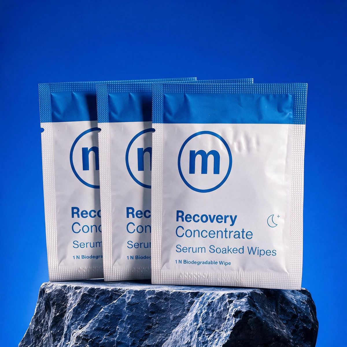 Recovery Concentrate:  Serum Soaked Wipes (PM) Pack of 3